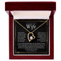 Cherish My Beautiful Wife, Forever Love Necklace
