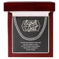 Super Dad To-Be Cuban Link Chain