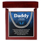 Can't Wait to Meet You Daddy Cuban Link Chain