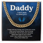 Can't Wait to Meet You Daddy Cuban Link Chain