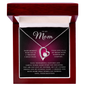 Mom, My Guiding Light Forever Love Necklace