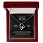 Amazing Wife, Always Keep Me In Your Heart Forever Love Necklace