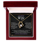 To My Amazing Wife Forever Love Necklace