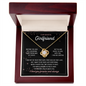 To My Beautiful Girlfriend Love Knot Necklace