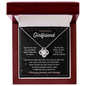 To My Beautiful Girlfriend Love Knot Necklace