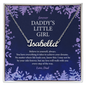 Daddy's Little Girl Custom Name Necklace