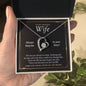 Amazing Wife, Always Keep Me In Your Heart Forever Love Necklace