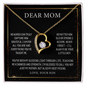 Dear Mom, Mother's Day Necklace