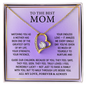 The Best Mom, Forever Love Necklace