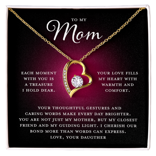 Mom, My Guiding Light Forever Love Necklace